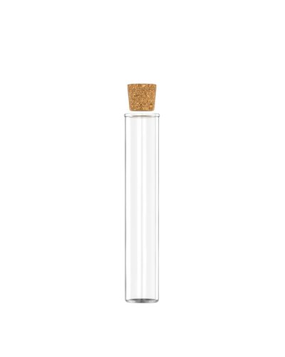 116x22mm Glass Tube with Cork Lid